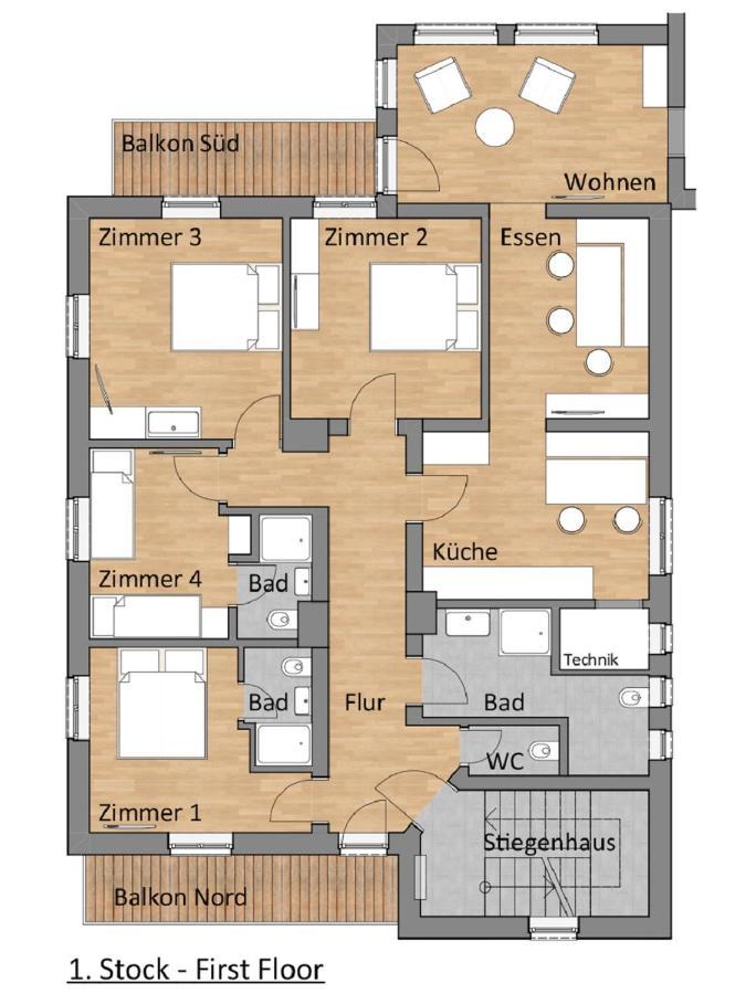 Apartmán Haus Alton Fieberbrunn Exteriér fotografie